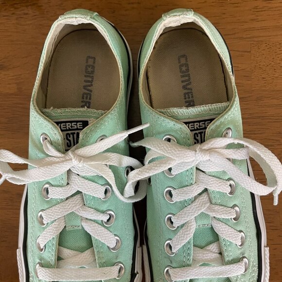 Converse Chuck Taylor All Star Low Top Sneakers Mint Green Womens 5 / Mens 7 - Picture 5 of 15